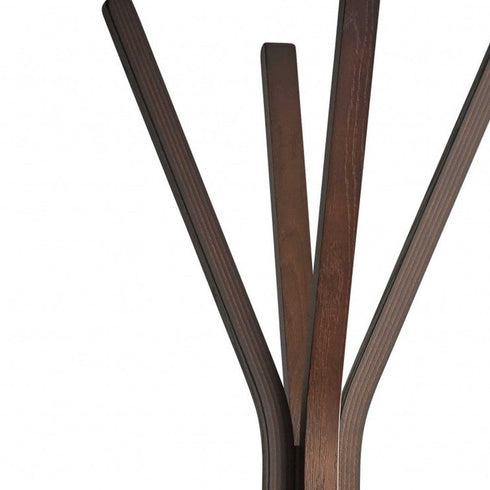16.5" x 16.5" x 68.25" Natural Coat Rack